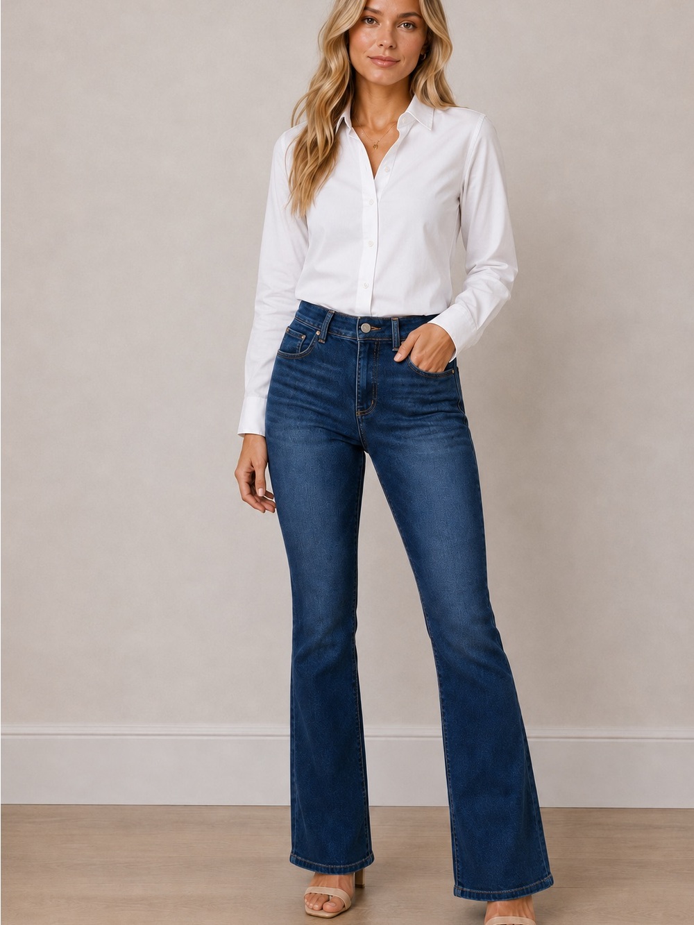 Silver Jeans Co Avery Trouser Jeans 32x33 High Rise Dark Wash High Rise Casual